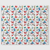 ヴィンテージタトゥーギフト包装紙 ラッピングペーパー (フラット)