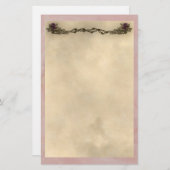 ヴィンテージタトゥーリリー文具 便箋 (正面/裏面)