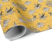 ヴィンテージタトゥー贈答用ラッピング紙 ラッピングペーパー (ロールコーナー)