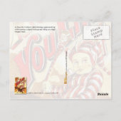 ヴィンテージタバコのラベルと子喫煙パイプ ポストカード (裏面)