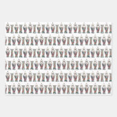 ヴィンテージタバコの葉はジンジャージャーの瓶 ラッピングペーパーシート (正面3)