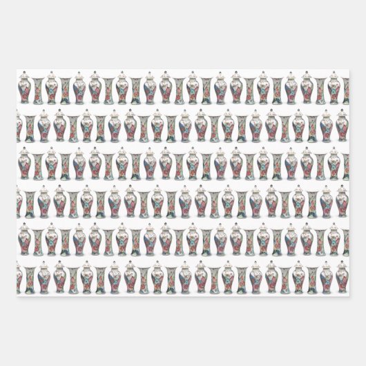 ヴィンテージタバコの葉はジンジャージャーの瓶 ラッピングペーパーシート (正面3)