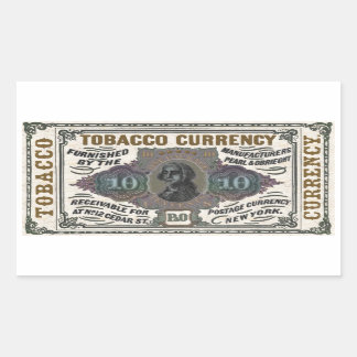 ヴィンテージタバコ販売促進用品 – カラー化 長方形シール