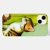 ヴィンテージタビーキャットイラストレーション Case-Mate iPhoneケース (裏面 (横))