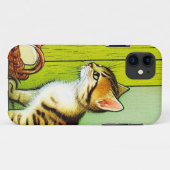ヴィンテージタビーキャットイラストレーション Case-Mate iPhoneケース (裏面(横))