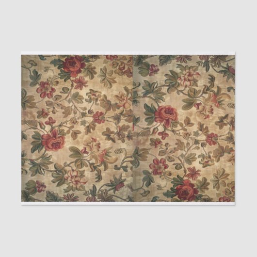 ヴィンテージタペストリアデココラージエフエメラ 薄葉紙 (正面)