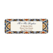 ヴィンテージタラベラアズレジョ青結婚瓦 ラベル (正面)