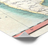 ヴィンテージタリティマップ ポスター (角)