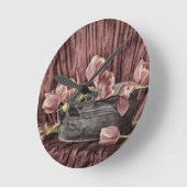 ヴィンテージタルペン ラウンド壁時計 (傾斜)