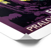 ヴィンテージタレンタイズバレーフランスアルプス旅行 ポスター (角)