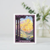 ヴィンテージタレンタイズバレーフランスアルプス旅行 ポストカード (スタンド正面)