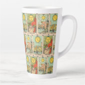 ヴィンテージタロットカードサンムーンスターズ カフェラテマグ (右)