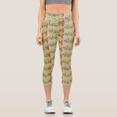 ヴィンテージタロットカードサンムーンスターズ カプリレギンス (正面)