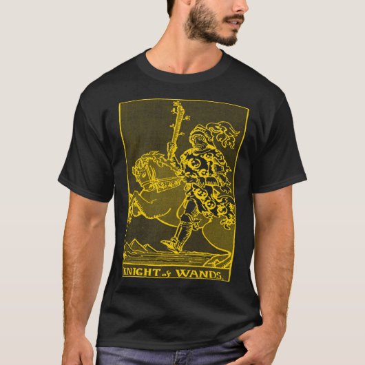 ヴィンテージタロットカードワンズナイト Tシャツ (正面)