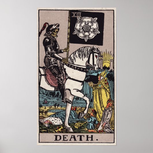 ヴィンテージタロット死のポスター ポスター (正面)