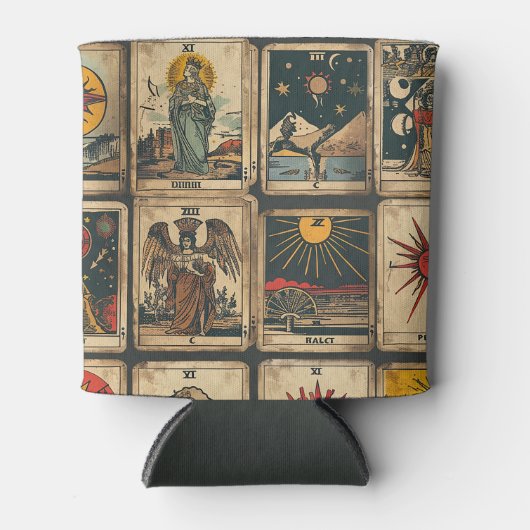 ヴィンテージタロット 缶クーラー (正面)