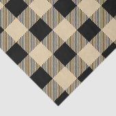 ヴィンテージタンアンドブラックバッファロープレイド 薄葉紙 (詳細)