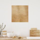 ヴィンテージタングランジアンティークパーチメント紙 ポスター (キッチン)