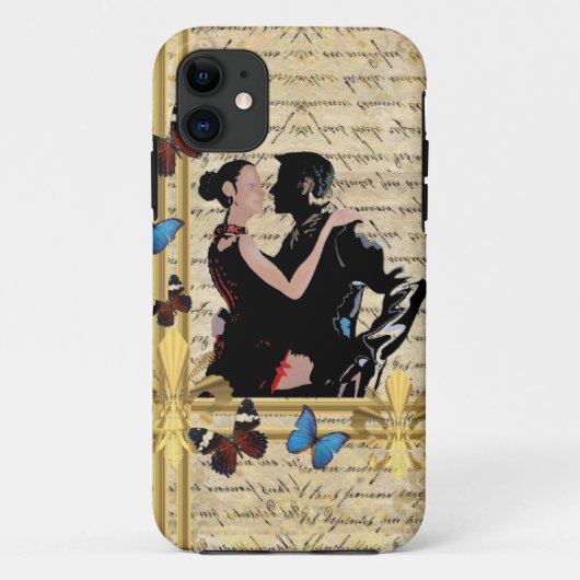 ヴィンテージタンゴダンサー Case-Mate iPhoneケース (裏面)
