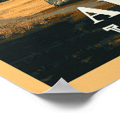 ヴィンテージタンザニア：サファリアドベンチャー ポスター (角)