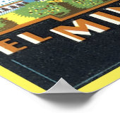 ヴィンテージタンジールモロッコエルミンザホテル ポスター (角)