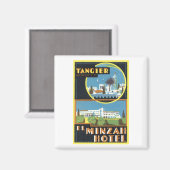 ヴィンテージタンジールモロッコエルミンザホテル マグネット (正面/裏面)