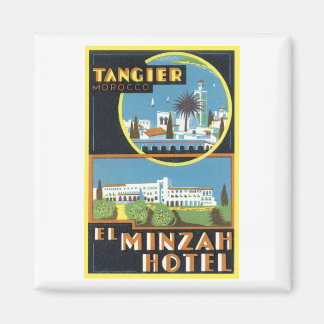 ヴィンテージタンジールモロッコエルミンザホテル マグネット