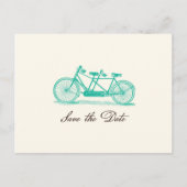 ヴィンテージタンデムバイク日付ポストカードの保存 案内ポストカード (正面)