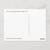 ヴィンテージタンデム三輪車 ポストカード (裏面)