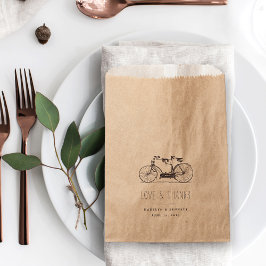 ヴィンテージタンデム結婚サイクリング フェイバーバッグ