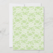 ヴィンテージタンデム自転車グストライプリーンアンドレース 招待状 (裏面)