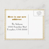 ヴィンテージタンデム自転車移動はがき 案内ポストカード (裏面)