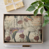 ヴィンテージタンバードパインコーンクリスマス 薄葉紙 (ギフト)