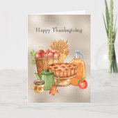 ヴィンテージタンパイアップルサイダー小麦感謝祭 シーズンカード (正面)