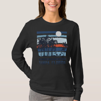 ヴィンテージタンパフロリダサマートラベル70s 80sビーチ tシャツ