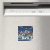 ヴィンテージタンパフロリダ建物アンドベイ マグネット (インサイチュ (食洗機))