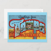 ヴィンテージタンパフロリダ ポストカード (正面/裏面)