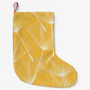 ヴィンテージタンポポ:シームレスパターン スモールクリスマスストッキング