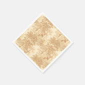 ヴィンテージタンランドスケープ枠（UrnsとColumns付き） スタンダードカクテルナプキン (角)