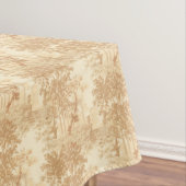 ヴィンテージタンランドスケープ枠（UrnsとColumns付き） テーブルクロス (インサイチュ)