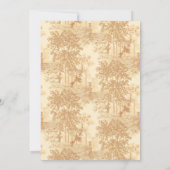 ヴィンテージタンランドスケープ枠（UrnsとColumns付き） ノートカード (裏面)