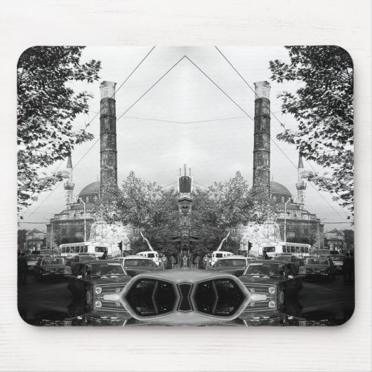 ヴィンテージターキーイスタンブールカラムコンスタンチンケース – マ マウスパッド (正面)