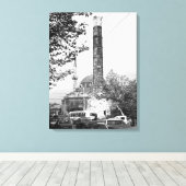 ヴィンテージターキーイスタンブールカラムコンスタンティン キャンバスプリント (インサイチュ (ウッドフロア))