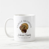 ヴィンテージターキーサンクスギビングファミリー懇親会 コーヒーマグカップ (左)