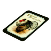 ヴィンテージターキープレミアムフレキシマグネット マグネット (左側)