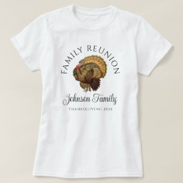 ヴィンテージターキー・感謝祭・家族の再会 Tシャツ