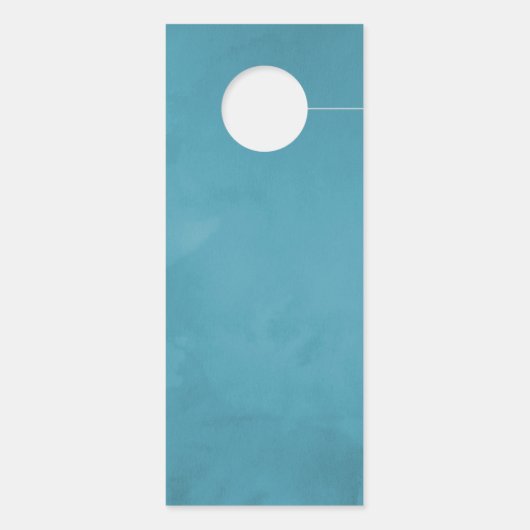 ヴィンテージターコイズと金ゴールドシャビー結婚フローラ ドアノブサイン (裏面)