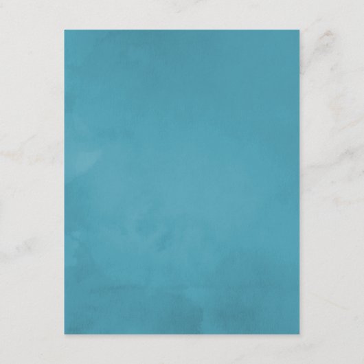 ヴィンテージターコイズと金ゴールド結婚ズゲスト詳細 エンクロージャーカード (裏面)