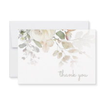 ヴィンテージターコイズの感謝を伝えるノートカード