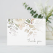 ヴィンテージターコイズの感謝を伝えるノートカード サンキューカード (スタンド正面)